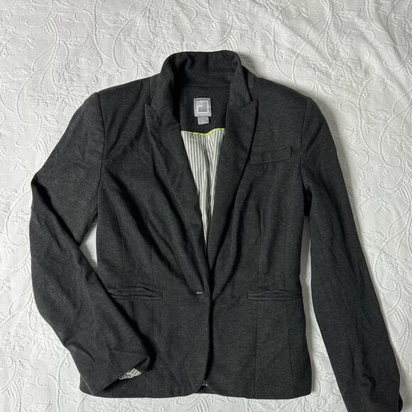 Women’s Gray Open Front Blazer Size Small - Picture 5 of 5